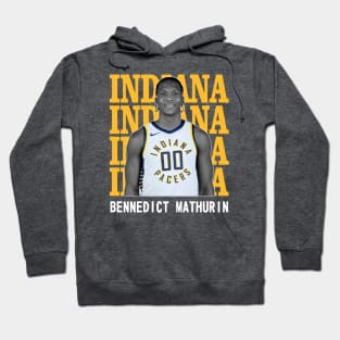 Indiana Pacers Bennedict Mathurin 00 Hoodie